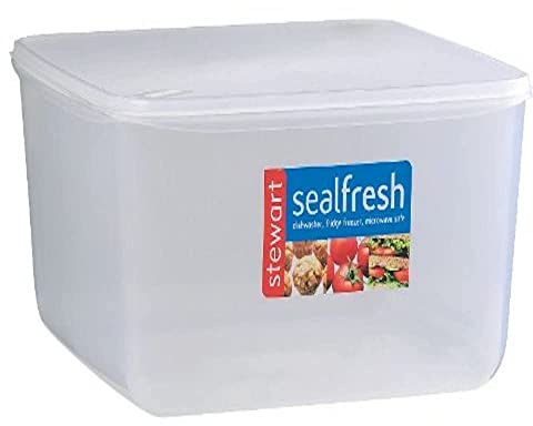 Stalwart 1781008 Sealfresh Plastic Large Square Cake Storage Container, 13L Capacity