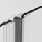 Magnetdichtung für Duschtür 180° – 200 cm Duschdichtung Glas 6–8 mm – Türdichtung Duschkabine transparent – Ersatzdichtung Magnetverschluss – Wasserabweiser PVC