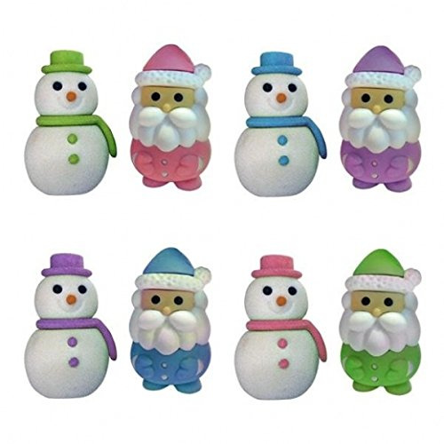 Trendhaus Figurenradierer Santa & Olaf sort.