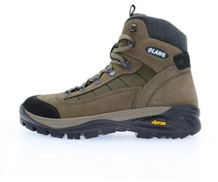 Olang Sienna Bottes de trekking en daim - Chaussures de montagne et de randonnée - Bottes de chasse pour homme et femme - Chaussures de travail imperméables, marron, 37 EU