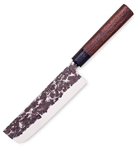 3 CLAVELES Couteau Usuba18 cm. 7E Osaka