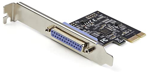 StarTech.com Parallel-PCIE-Karte, PCI Express zu Parallel DB25 LPT Car, 4.7 x 4.3 x 0.8
