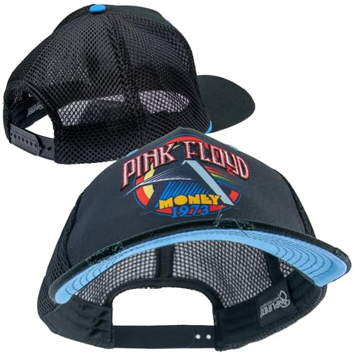 Amplified Trucker Band Logo Cap - Pink Floyd - Money, Schwarz, Größenverstellbar
