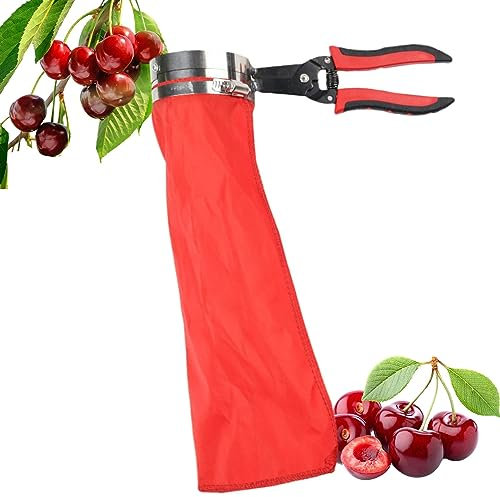 Outil de cueillette de Poivre, Outil de ramassage de Poivre, Outil Manuel Portable d'extérieur avec Sac de Rangement pour jujube, Orange, Citron, mûre, Cerisier Samuliy