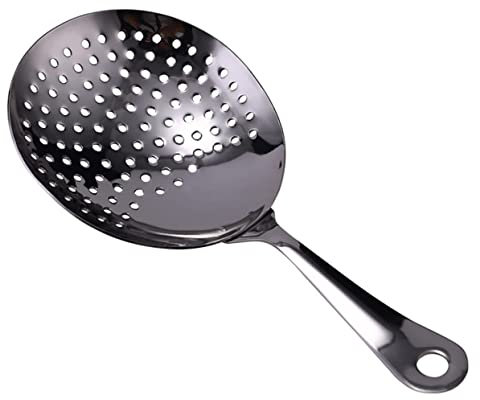 PAMINGONO Colador De Cóctel y Filtro De Bar Acero Inoxidable 304, Tamaño Estándar, Color Negro, Utensilio Para Bartenders y Mixólogos Fiestas y Restaurantes