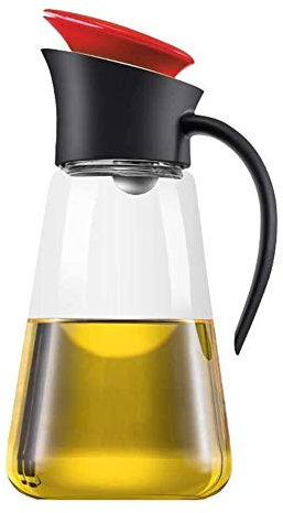 Distributeur d'huile, vaporisateur d'huile, bouteille distributrice d'huile d'olive, bouteille d'huile d'olive avec bouchon automatique, verre borosilicate, bouteille distributrice d'huile, de vinaigr
