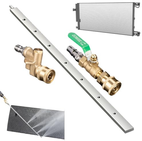 Varilla Limpiadora De Radiador Para Automóvil | Herramienta De Lavado De Radiador De 60 Cm - Varilla Para Hidrolimpiadora Portátil Con Acople Rápido De 6 Mm Para Lavado De Autocaravanas, Hogar Y