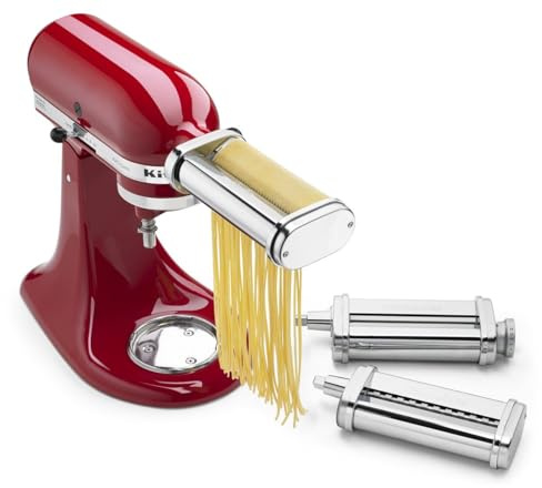 KitchenAid Stand Mixer Attachment, KSMPRA 3-Piece Pasta Roller & Cutter Set