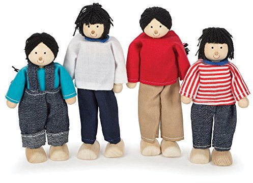 Bigjigs Toys Tidlo Asiatische Puppenfamilie