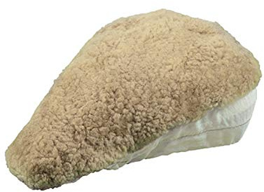 Engel Worldwide Sheepskin Bicycle Seat Cover (Light Brown) - Snug Fit
