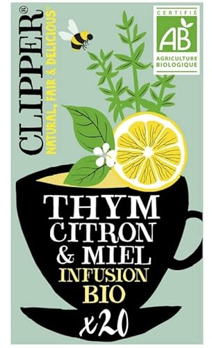 CLIPPER INFUSION THYM CITRON BIO 32G - CLIPPER - LOT DE 4 - Offre Special