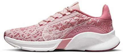 NIKE Superrep Go 3 NN FK Damen-Turnschuhe DH3393, Sneaker, Größe 39, Desert Berry Sail Barely Rose 600, Desert Berry Sail Barely Pink, 39 EU