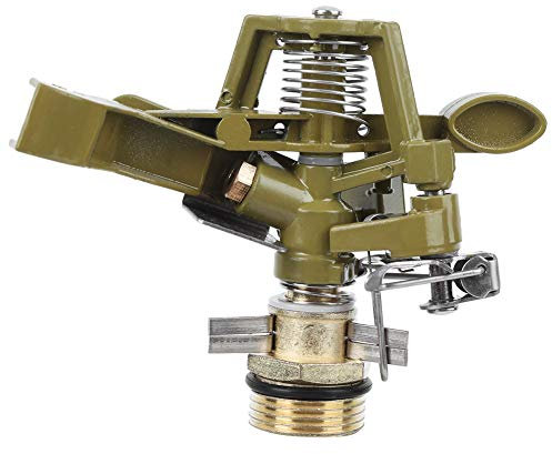 Tomotato Arroseur G3/4'', Arroseur de Jardin Rotatif à 360 Degrés pour Pelouse, Jardin et Cour, Arrosage Jusqu'à 65 Pieds