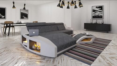Rayy Concept Sofa Echtleder, Stoff oder Kunstleder L Form | Veron Model erhältlich