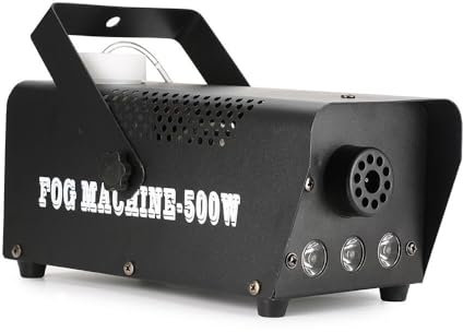 Nebelmaschine, Nebelmaschine, Bühneneffekt, DJ, Disco, Party, mit Fernbedienung, Rauchmaschine, 500 W, für DJ-Disco, Hochzeiten, Partys, Shows