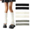 3 Pairs Knitted Leg Warmers for Women Girls, Winter Boot Cuffs Warm Knee Warmers, Lady Fashion Long Boot Cuff Knee Socks, 90s Kawaii Crochet for Ballet Dance Skating Yoga
