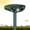 Repelente de gato ultrasónico, repelente de gato exterior, repelente de gatos solar, repelente ultrasónico antiroedores con detector de movimiento, repelente al agua, repelente de gatos para gatos,