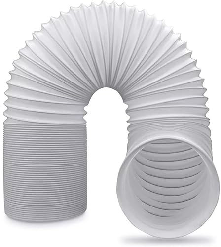 TECHZOCO Tubo de ventilación flexible, Conducto salida aire, Manguera de Extracción, Accesorio Aire Acondicionado Portátil, Tubo Climatización, No es rigido, 6 Metros Largo x 150 mm diámetro