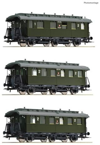 Roco 6200059 H0 3er Set Personenzug, PKP, Ep.III