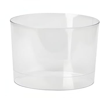 Sanjoma Chemical Solutions - Pack economico vasos chiquitos - Material Poliestireno reutilizable - Color Transparente (Pack 100)