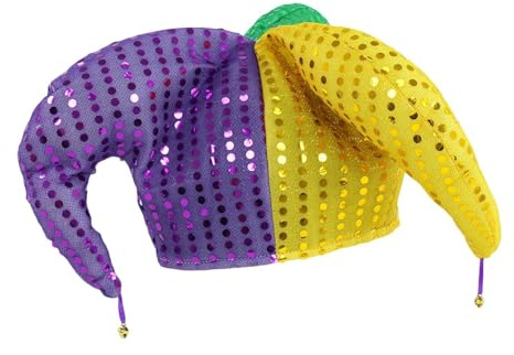 LOVIVER Halloween Clown Hat Party with Bells Fancy Dress Women Men Masquerade Hat