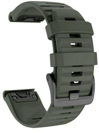 ERAKAFZTTK Silikonarmband för smartklocka Fit For Fenix 5, 5S, 5X Plus, 3 HR, kompatibelt med Fit For Garmin Fenix 6, 6S, 6X, MARQ Approach S60, 20, 22, 26 mm