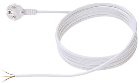 Bachmann 305.284 skotillbehör, 3G1,50, 2 m, vit