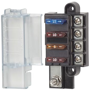 Blue Sea Systems St Blade Compact 5045 4 Circuits Fuse Block One Size