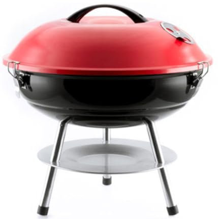 TrAdE shop Traesio Barbecue A CARBONELLA Tondo BBQ GRIGLIA Coperchio da Tavolo Grill GRIGLIA Brace