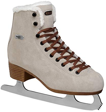 Roces Women's Suede Eco-fur Leisure Ice Skates, Suede Brown, 41 EU