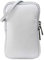 SH Leder Damen Echtleder Handytasche Umhängetasche Geldbörse Multifunktion Beutel Mini Bote Abnehmbar Verstellbar Schultergurt Handy bis 6,8 Zoll 11x18cm Jana G269 (Weiss)