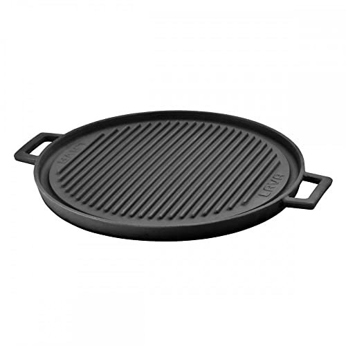 LAVA Cast, bistecchiere in ferro, con doppio manico, 34 cm