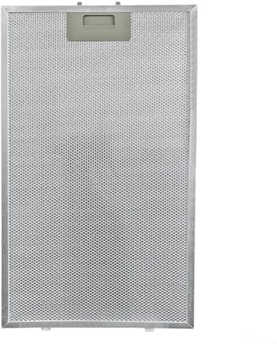 Filtro antigrasso a rete, filtro antigrasso alluminizzato a 5 strati, 460 x 260 mm, in acciaio, lunga durata