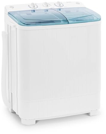 Ulsonix LCLEAN MINI M Miniwaschmaschine Toplader mit separater Schleuder 5 kg 280 W Camping-Waschmaschine Reisewaschmaschine Wohnmobil-Waschmaschine