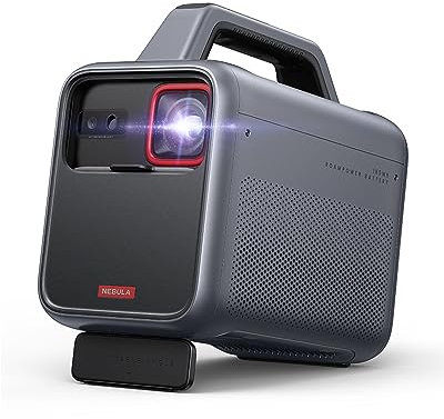 Anker NEBULA Mars 3 Outdoor Portable Projector, 1000 ANSI Lumens,40W Speaker, Up to 5 Hours, Autofocus, Keystone Correction, Backyard,support 4K Projector with WiFi and Bluetooth (Renewed)