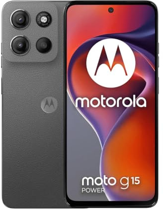 Motorola Moto G15 Power 4G Smartphone | 8GB RAM | 512GB Storage | Dual SIM | Unlocked | Gravity Grey | EU Version