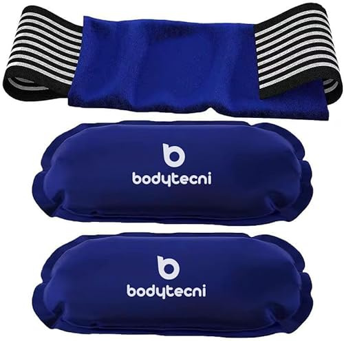 Bodytecni® Bolsas de Gel Frío o Calor Reutilizables | Bolsa de Gel Frío y Calor para Lesiones | Alivia Dolor Muscular y Articular | Ideal para Terapias, Rodillas, Manguito Rotador y Más