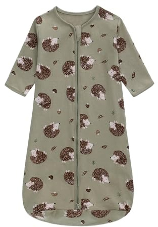 Miracle Baby Sleeping Bag With Feet, Soft Cotton Baby Sleep Sack,1.0 TOG Toddler Wearable Blanket Walker Sleep Sack for Boys and Girls (3M-3T)