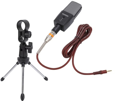 BONKZEBU Microfono a Condensatore USB RGB Dinamico con Supporto Treppiede Flessibile, per la Registrazione in Studio di Podcast in Streaming Live, per Streamer e Creatori di Contenuti