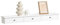 SoBuy® FRG43-L-W Wandschrank mit 3 Schubladen Hängeschrank Badezimmerschrank Wandregal Wandgarderobe weiß BHT ca: 93x10x15cm