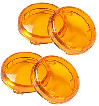 WSShop 2 paia di indicatori di direzione per motocicletta, copriobiettivo per Harley Sportster 1200 883