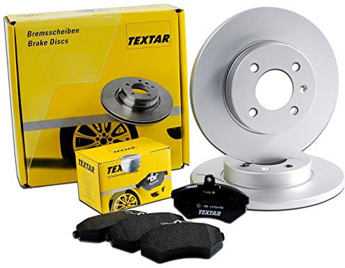 TEXTAR BREMSSCHEIBEN + BELÄGE VORNE BREMSENSET BREMSE BREMSBELÄGE VA 239x12mm Voll - Bitte Einschränkungen beachten