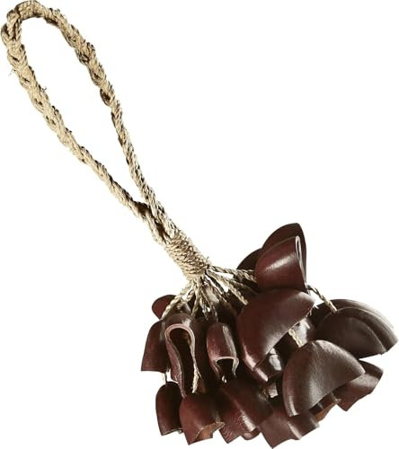 Sonic Energy Bendo Nussschalen Shaker – Ca. 21 cm – Soundeffekt-Instrument für Therapie und Percussion – Mit Handgelenkband (SBRS)