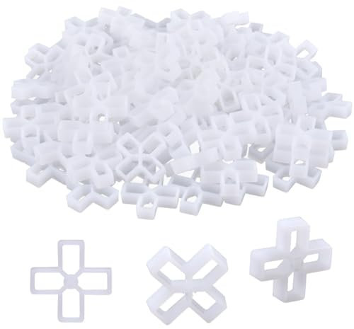 Croisillons de Carrelage 10mm,100 PCS Croisillons Nivelant Entretoises de Pavage en Forme de Croix de Joint Croisillon de Carreleur pour Carreaux Bricolage Pavage Carrelage Mur Carrelage Jardin