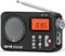 Tendak Petite Radio Portable FM/AM (MW),Transistor Radio avec Une Excellente Réception et Une Qualité Sonore Elevée,avec Connexion Timed/Grand écran/réveil/Stockage Manuel/Prise Casque - Noir