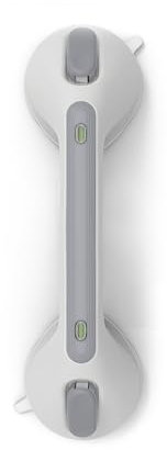 LORESJOY Poignée Ventouse， Douche à Ventouse, Sans Perçage, Barre d’Appui de Baignoire Murale， Poignée de Salle de Bain Antidérapante，Pour Personnes Âgées, Handicapés (12in)