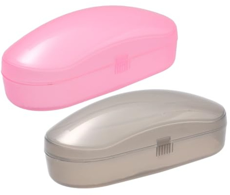 Yardenfun 5pezzi Custodia Occhiali Sole Portatile Plastica Da Protezione Per Occhiali Da Sole Design Elegante e Resistente