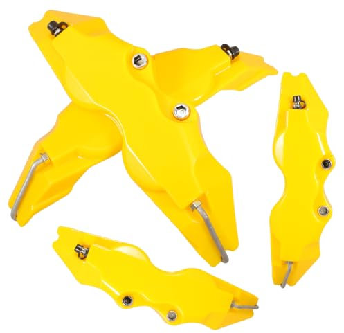 SOLUSTRE 2 Sets Brake Caliper Cover Kit Style for Front and Rear Brake Calipers Wheel Hub Covers