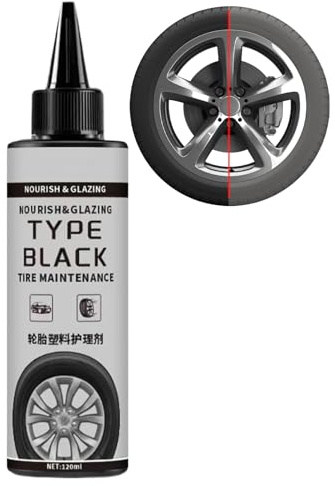 Generisch Líquido de recubrimiento de neumáticos – Evita el agrietamiento, 120 ml, spray de cuidado de neumáticos y revestimiento para automóviles, para garaje, taller, principiantes, conductores, SUV