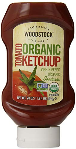 Woodstock Organic Tomato Ketchup - Case of 12 - 20 oz.